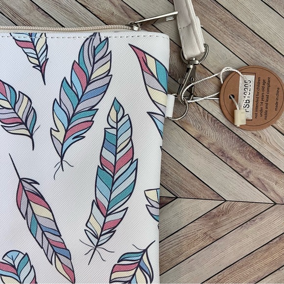 Weather-Resistant Crossbody Festival Bag Boho Oversized Clutch Messenger Purse - Picture 6 of 9